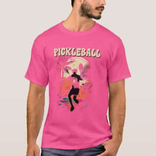 Pickleball Vintag Pickle Ball Funny Playi T-Shirt