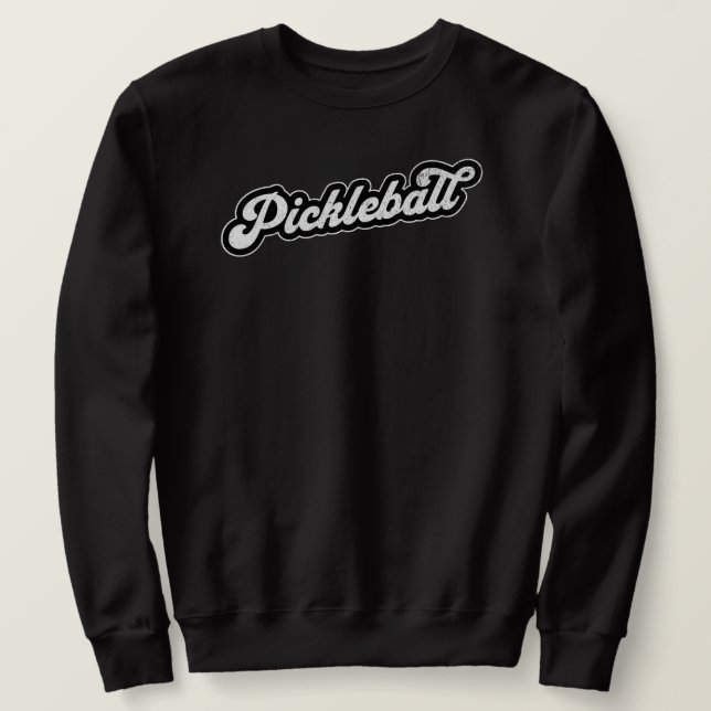 Pickleball Vintag Retro Sweatshirt (Design vorne)