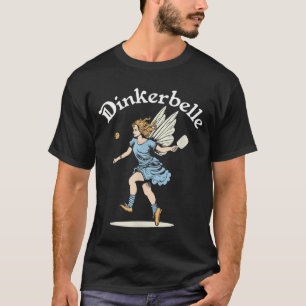 Pickleball Vintage Fee Funny Dinkerbelle Frauen T-Shirt
