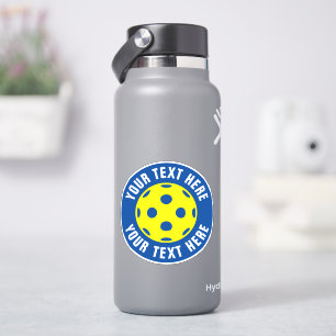 Pickleball-Vinyl-Aufkleber mit individuellem Text Aufkleber