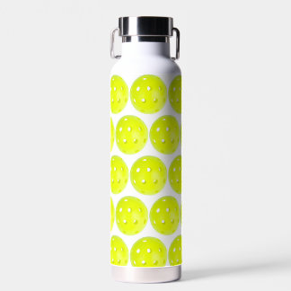 Pickleball Wasserflasche - Gelbe Pickleballs Trinkflasche