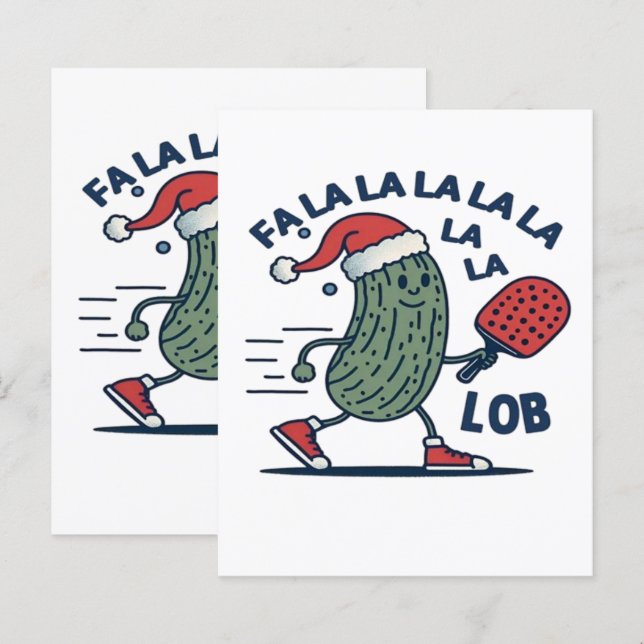 Pickleball Weihnachten (Vorne/Hinten)