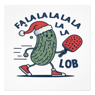 Pickleball Weihnachten Fotodruck