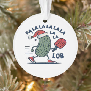 Pickleball Weihnachten Ornament