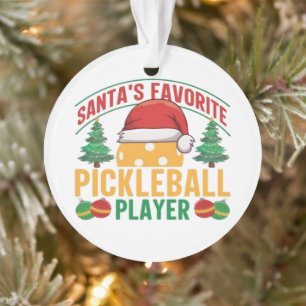 Pickleball Weihnachten Ornament