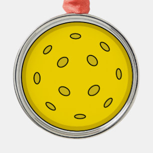 Pickleball Weihnachten Ornament Aus Metall