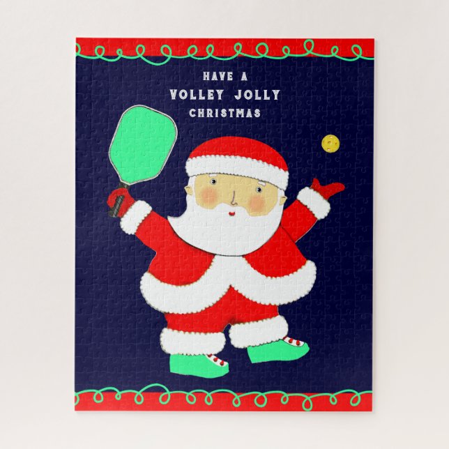 Pickleball Weihnachten Puzzle (Vertikal)