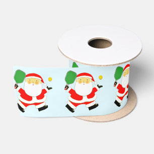 Pickleball-Weihnachten Satinband
