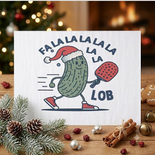 Pickleball Weihnachten Seidenpapier