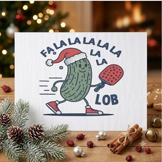 Pickleball Weihnachten Seidenpapier (Von Creator hochgeladen)
