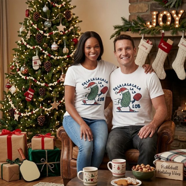 Pickleball Weihnachten T-Shirt (Von Creator hochgeladen)