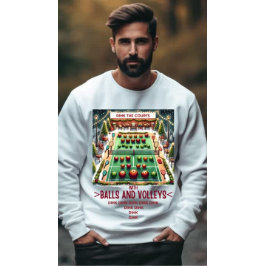 Pickleball Weihnachten, Uguler Weihnachtskraut Sweatshirt
