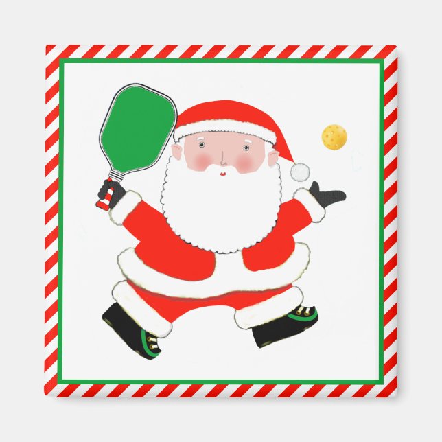 Pickleball Weihnachts-Kleine Geschenke Magnet (Vorne)