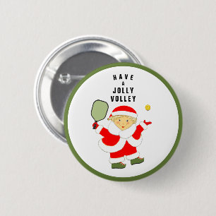 Pickleball-Weihnachtsgeschenk Button