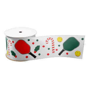 Pickleball Weihnachtsgeschenke Satin Ribbon Satinband