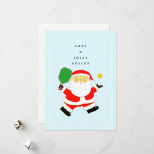 Pickleball Weihnachtsgeschenkkarte Feiertagskarte