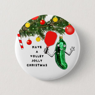 Pickleball-Weihnachtsstrumpf-Füller Button