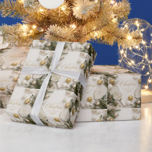 Pickleball Weihnachtsthema Geschenkpapier