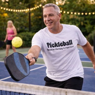 Pickleball weil Therapie teuer ist - Lustig Tri-Blend Shirt