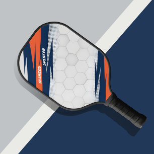 Pickleball Weißes Wabenmuster Schläger