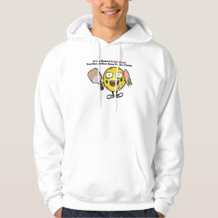 Pickleball, wenn du Soft Serve Will, geht auf Eisc Hoodie