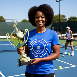 Pickleball: Wenn Sie nicht die Hitze / Blau T-Shirt