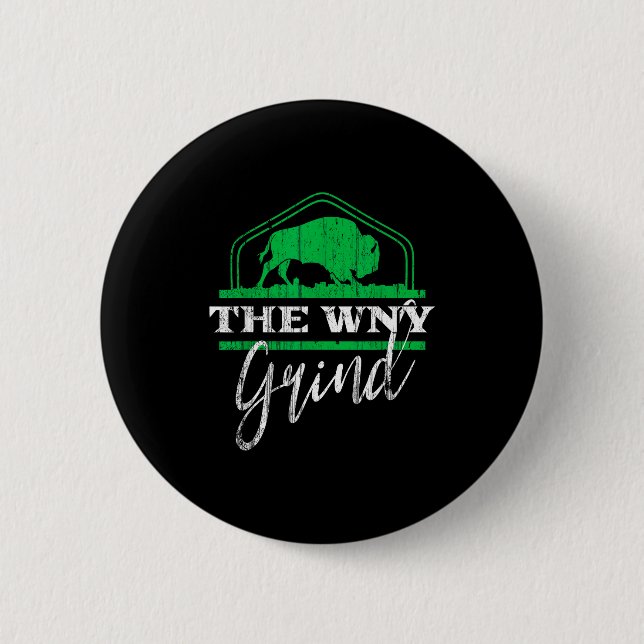 Pickleball wny grind buffalo 716 westliches New Yo Button (Vorderseite)