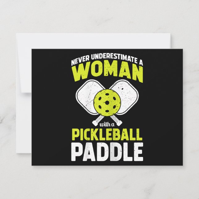 Pickleball Woman Funny Pickleball Player Geschenk (Vorderseite)
