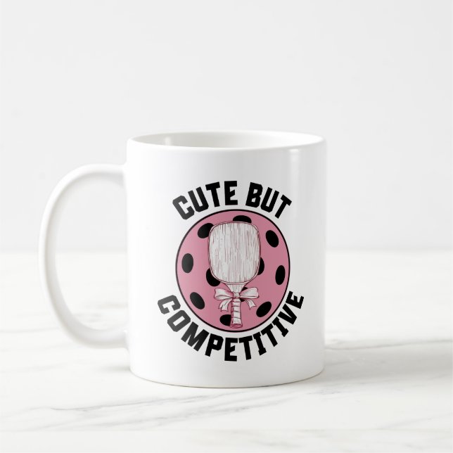 Pickleball Women Funny Sprichwort Kaffeetasse (Links)