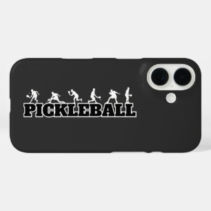 Pickleball Word Player Silhouetten Sport Action iPhone 16 Hülle