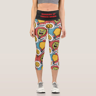Pickleball Yoga Krieger Klettern Capri Leggings