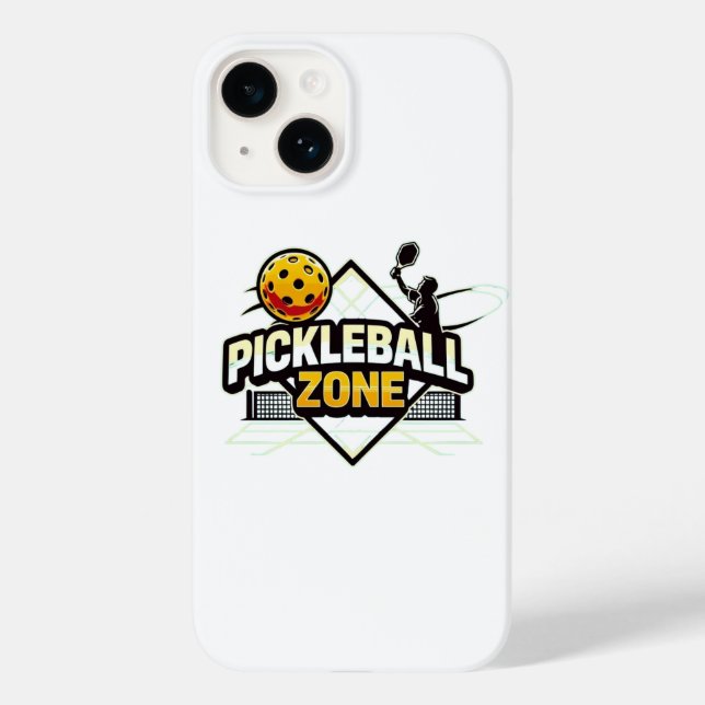 Pickleball Zone - Perfekt für leidenschaftliche Sp Case-Mate iPhone Hülle (Rückseite)