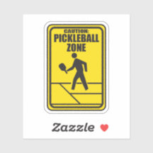 Pickleball Zone Pickleball-Aufkleber