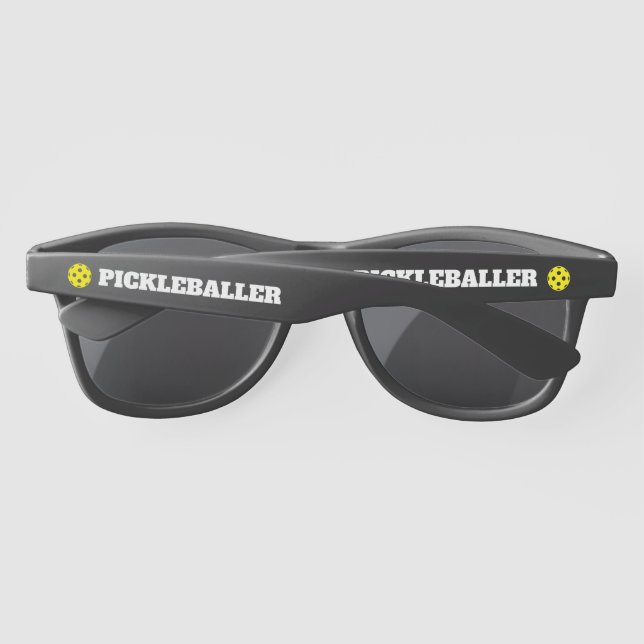 Pickleballer-Sonnenbrille für Pickleball-Liebhaber (Rückseite)
