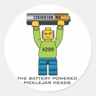 Picklejar Heads Stikers 2011 Runder Aufkleber
