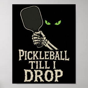 Picklell bis ich umfalle Skelett-Hand-Halloween-De Poster