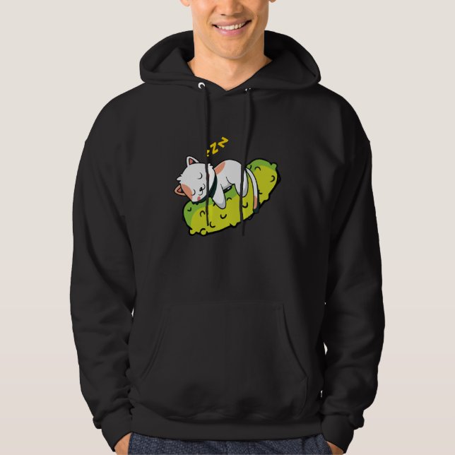 Pickles Cat Cucumber Gherkin Children Hoodie (Vorderseite)