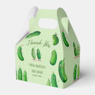Pickles Cucumber Green Whimsical Baby Dusche Geschenkschachtel