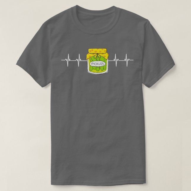 Pickles Cucumber Pickle Lover Pickle Jar Canned Fo T-Shirt (Design vorne)