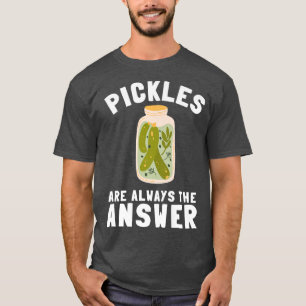 Pickles Cucumber Pickle Lover Pickle Jar Dose T-Shirt