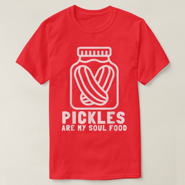 Pickles Cucumber Pickle Lover Pickle Jar Dose T-Shirt (Design vorne)
