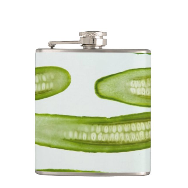 Pickles Green Flachmann (Vorderseite)