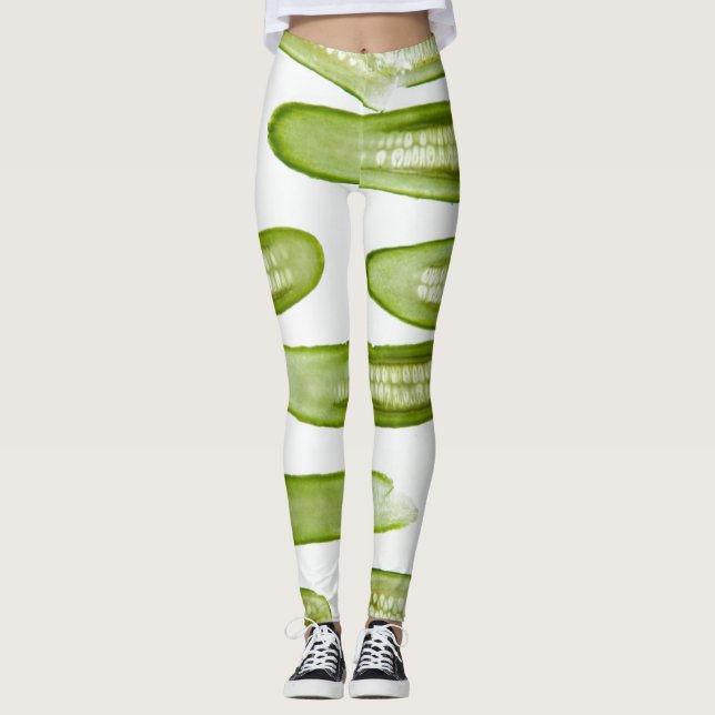 Pickles Green Leggings (Vorderseite)