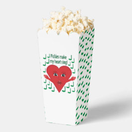 "Pickles machen mein Herz zum singen!" Gesangsherz Geschenkschachtel