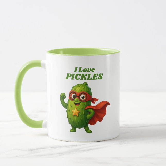 Pickles personalisierte Mugs Tasse (Links)