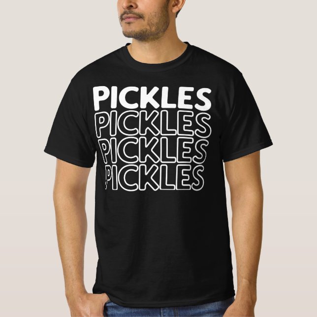Pickles Retro Green Gift  T-Shirt (Vorderseite)