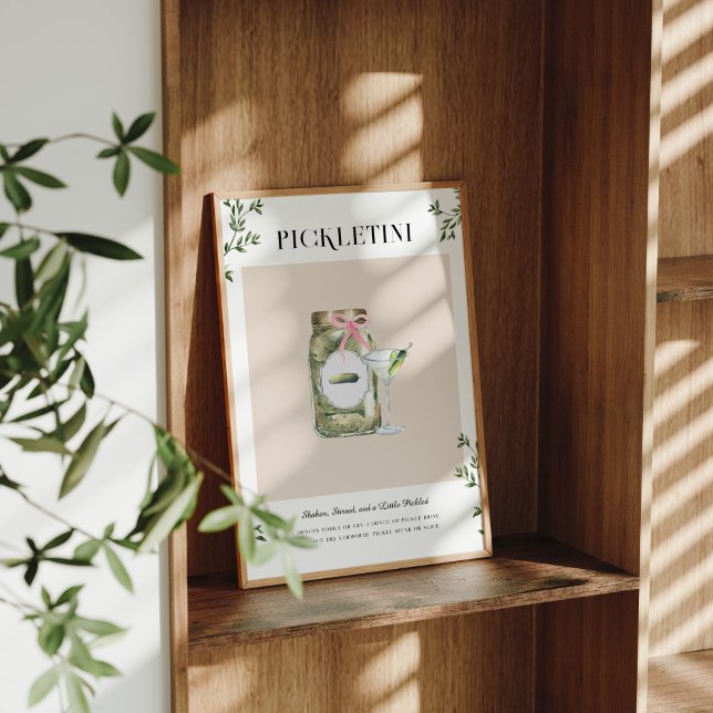 Pickletini | Bachelorette Signature Drink Poster (Von Creator hochgeladen)