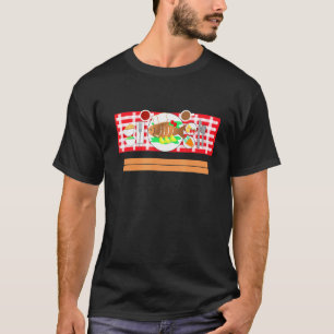 Picknick Abendessen Mittagessen Tisch Draußen Camp T-Shirt
