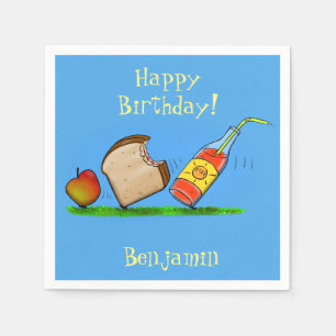 Picknick-Cartoon-Illustration Serviette