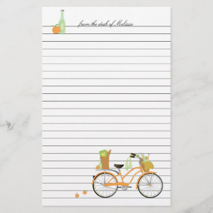 Picknick-Fahrrad Briefpapier